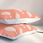 Sleepy Fish in Coral Blush Pillow Sham Gallery Image 3