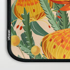 Botanical Australian natives orange on peach Laptop Sleeve Gallery Image 3