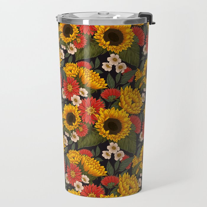 Sunflower Meadow Travel Mug Gallery Image 2