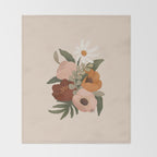 Gloria Floral Throw Blanket Gallery Image 2