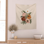 Gloria Floral Wall Tapestry Gallery Image 2
