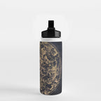 Vintage Constellations & Astrological Signs | Yellowed Ink & Cosmic Colour Water Bottle Gallery Image 2