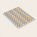 Checkered Multicolor Pattern XXXVI Colorful Summer Notebook Gallery Image 3