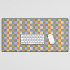 Checkered Multicolor Pattern XXXVI Colorful Summer Desk Mat Gallery Image 1