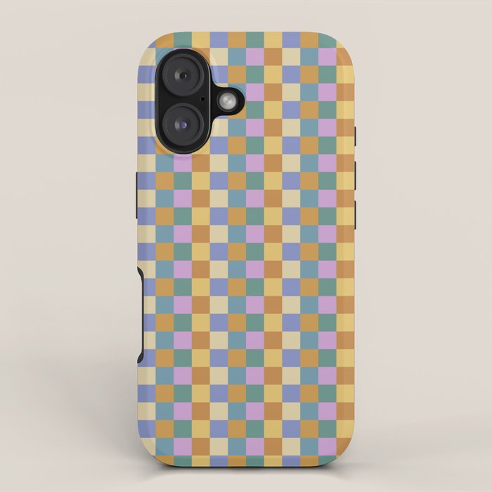 Checkered Multicolor Pattern XXXVI Colorful Summer iPhone Case Gallery Image 1