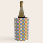 Checkered Multicolor Pattern XXXVI Colorful Summer Wine Chiller Gallery Image 3