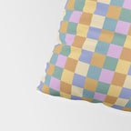 Checkered Multicolor Pattern XXXVI Colorful Summer Pillow Sham Gallery Image 4