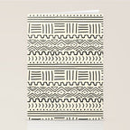 Mud Cloth on Cream Stationery Card Gallery Image 2