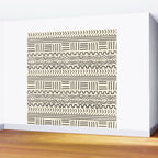 Mud Cloth on Cream Wall Mural Gallery Image 2