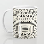 Mud Cloth on Cream Coffee Mug Gallery Image 3