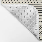 Mud Cloth on Cream Bath Mat Gallery Image 2
