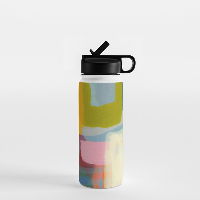 Color study 1 abstract art Water Bottle Gallery Image 1