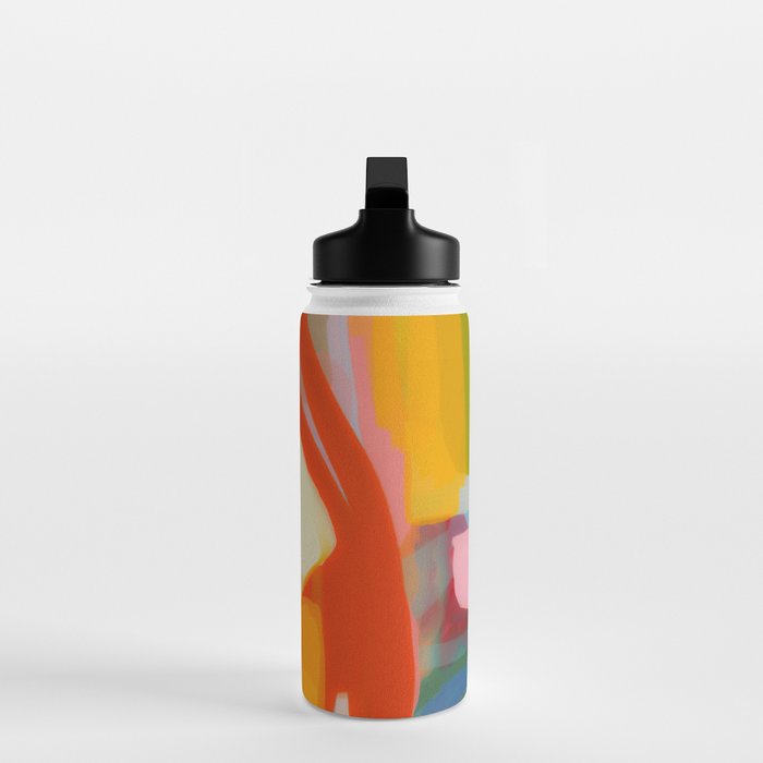 Color study 1 abstract art Water Bottle Gallery Image 3