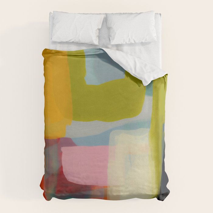 Color study 1 abstract art Duvet Cover Gallery Image 6