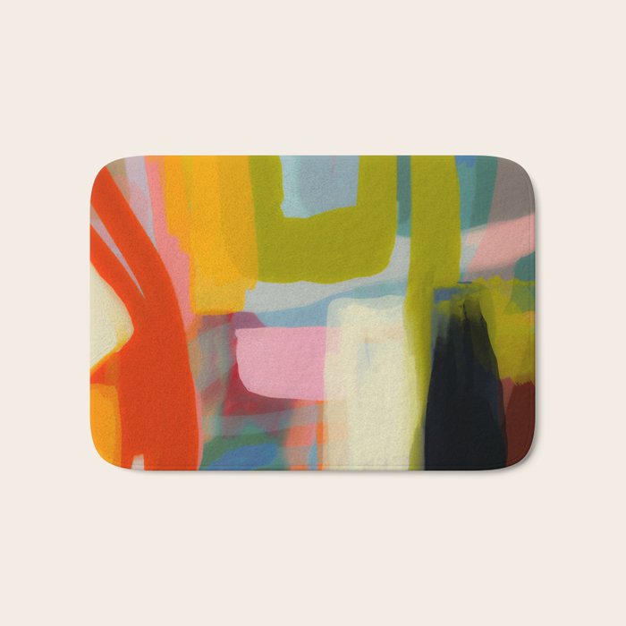 Color study 1 abstract art Bath Mat Gallery Image 1