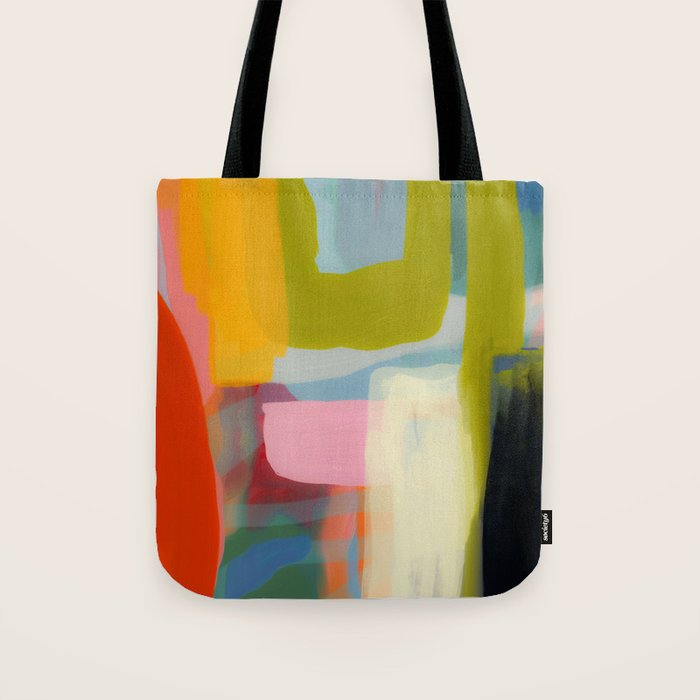 Color study 1 abstract art Tote Bag Gallery Image 1