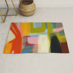 Color study 1 abstract art Rug Gallery Image 1