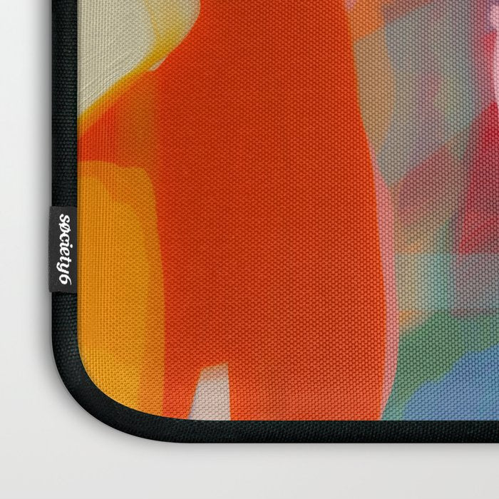 Color study 1 abstract art Laptop Sleeve Gallery Image 3