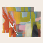 Color study 1 abstract art Placemat Gallery Image 1