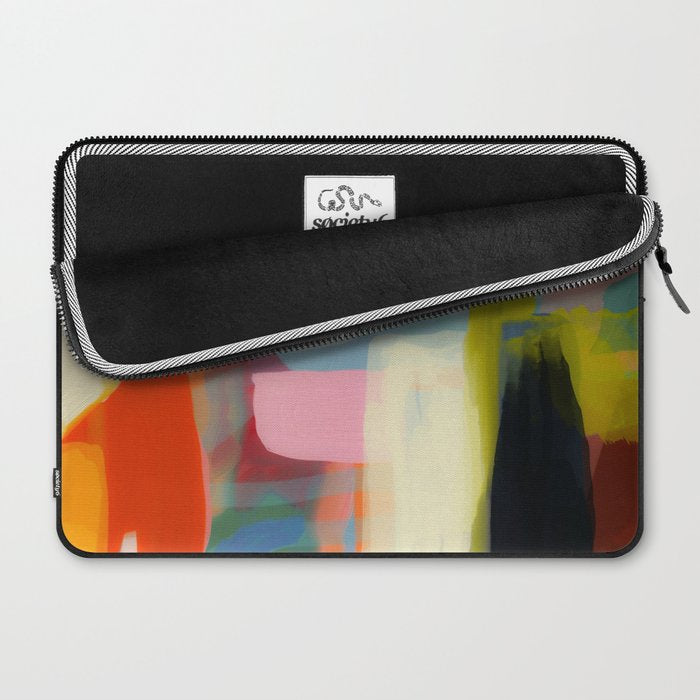Color study 1 abstract art Laptop Sleeve Gallery Image 2