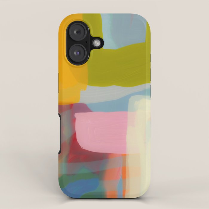 Color study 1 abstract art iPhone Case Gallery Image 1