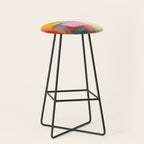 Color study 1 abstract art Stool Gallery Image 1