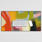 Color study 1 abstract art Desk Mat Gallery Image 1