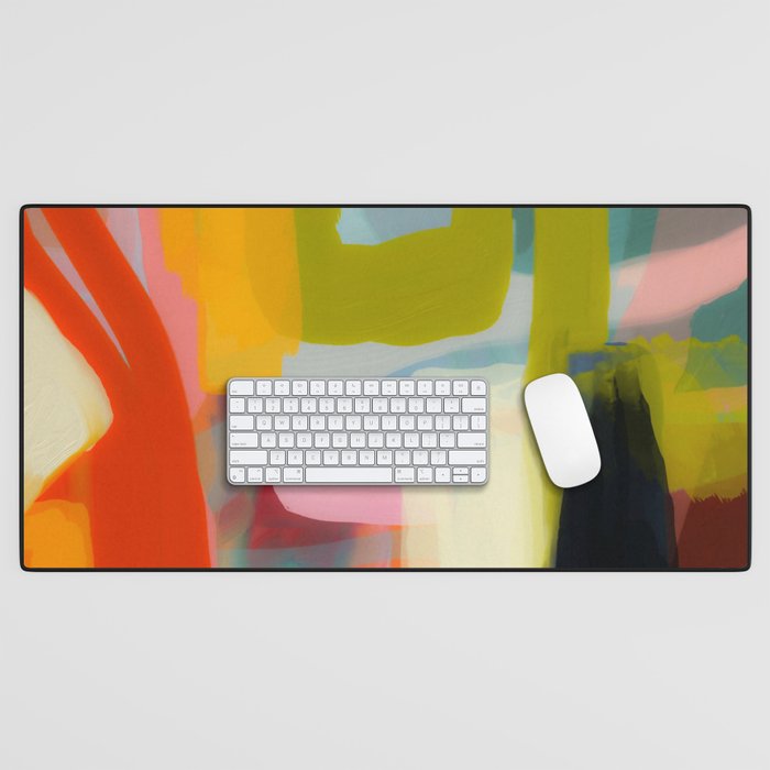 Color study 1 abstract art Desk Mat Gallery Image 1