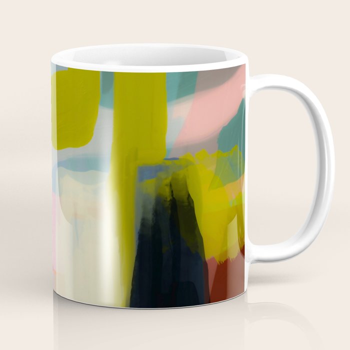 Color study 1 abstract art Coffee Mug Gallery Image 1