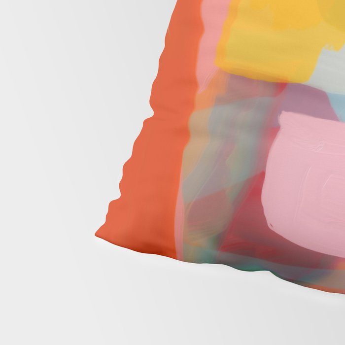 Color study 1 abstract art Pillow Sham Gallery Image 4