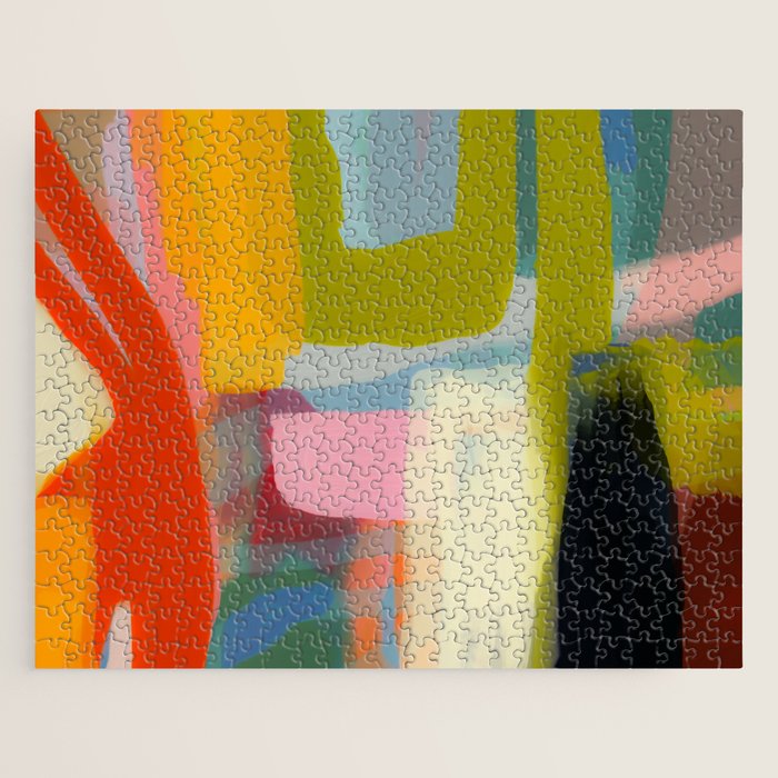 Color study 1 abstract art Jigsaw Puzzle Gallery Image 1