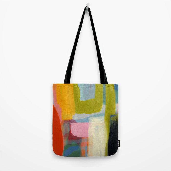 Color study 1 abstract art Tote Bag Gallery Image 2