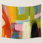 Color study 1 abstract art Wall Tapestry Gallery Image 4