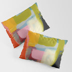 Color study 1 abstract art Pillow Sham Gallery Image 3