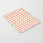 Strawberry Gingham Pattern Notebook Gallery Image 2
