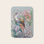 Floral Peacock Garden Bath Mat Gallery Image 1