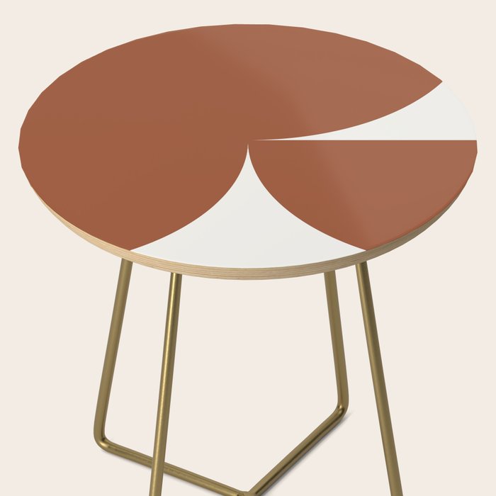 Bold Geometric Shapes - Red Side Table Gallery Image 2