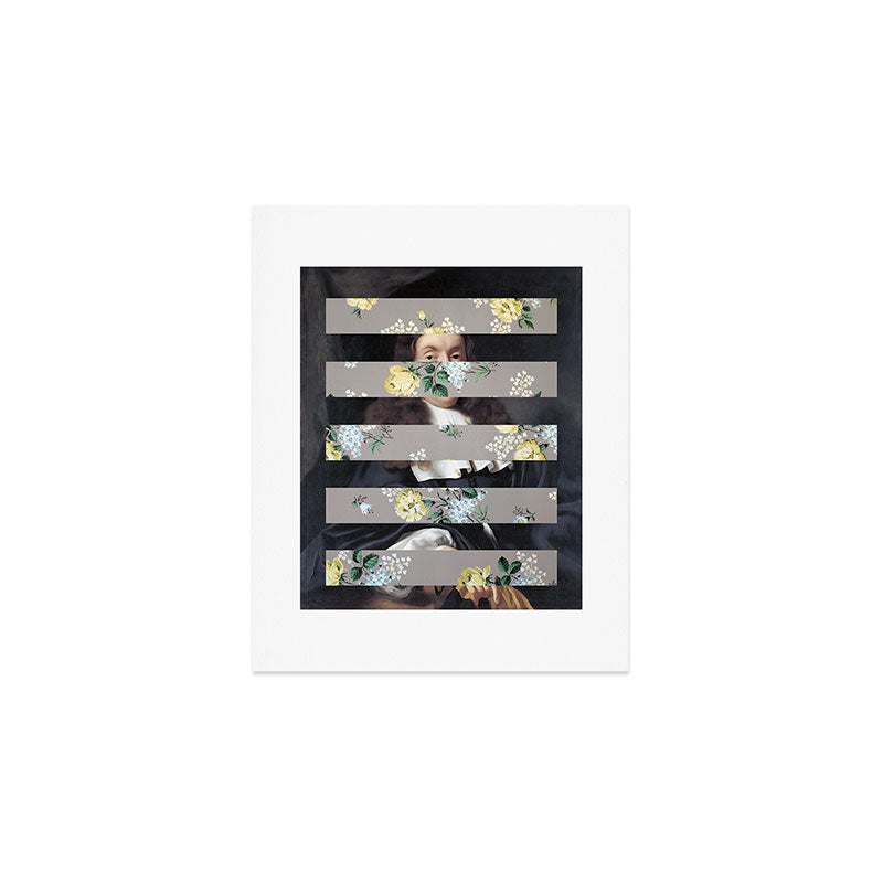 A Portrait With Bars 3 Art Print Gallery Image 1