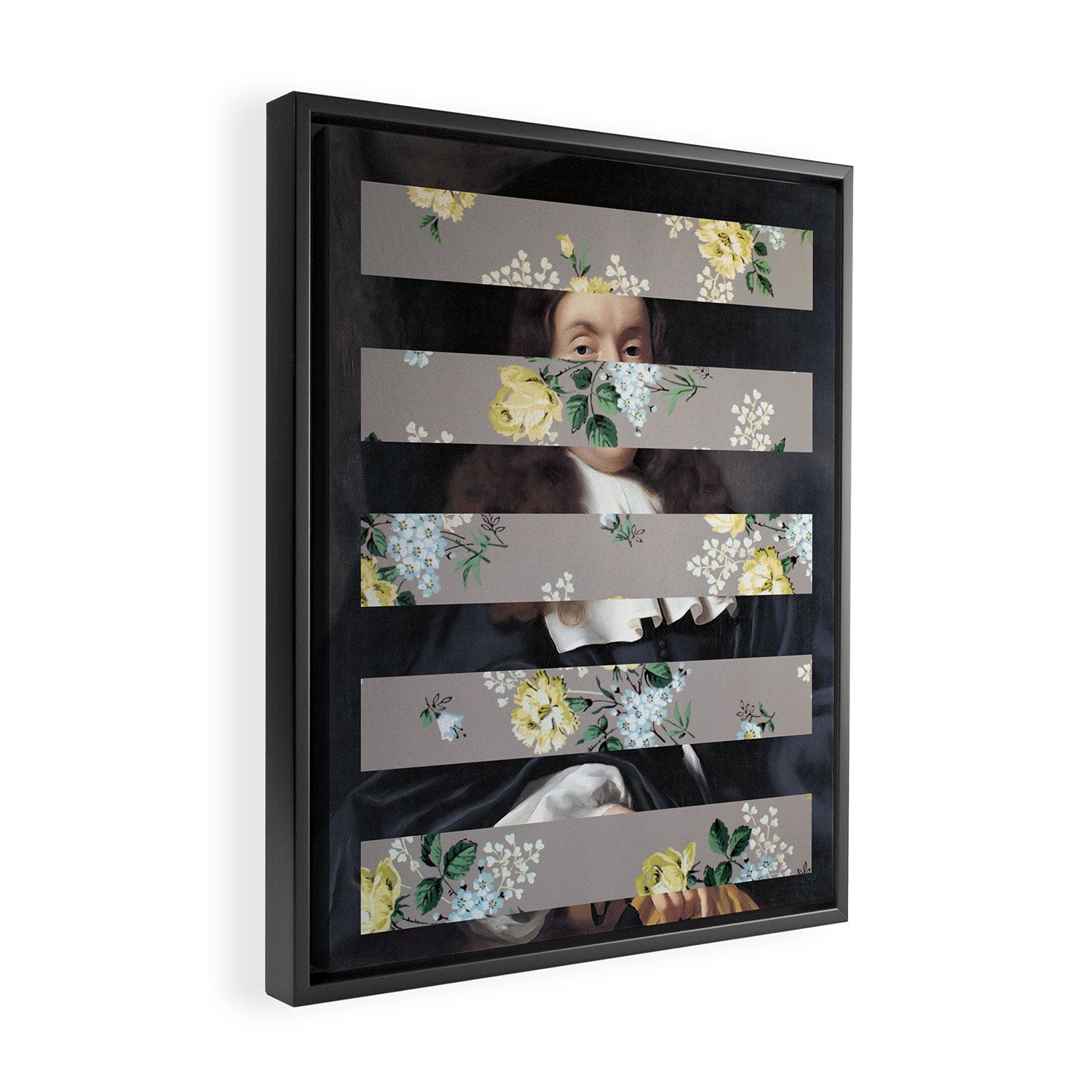 A Portrait With Bars 3 Framed Canvas Print Gallery Image 2