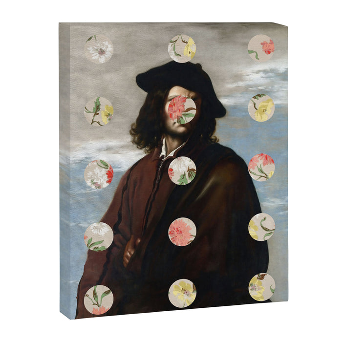 A Portrait With Dots 3 Canvas Print Gallery Image 1