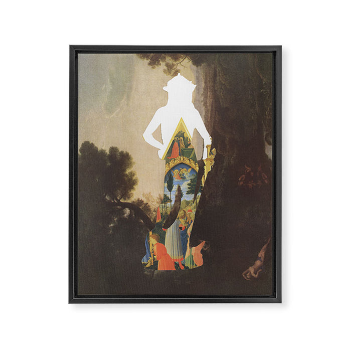 Between Two Civilizations 2 Framed Canvas Print Gallery Image 1