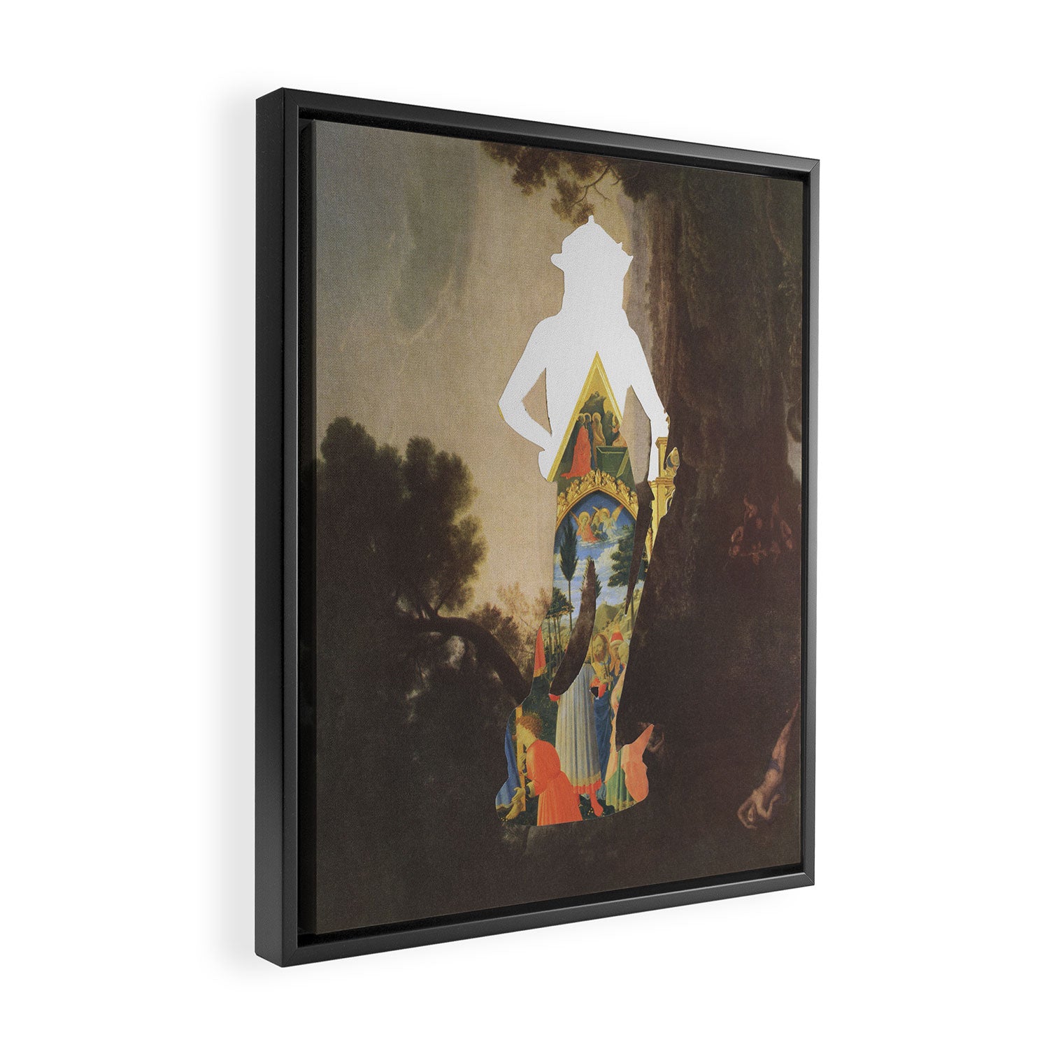 Between Two Civilizations 2 Framed Canvas Print Gallery Image 2