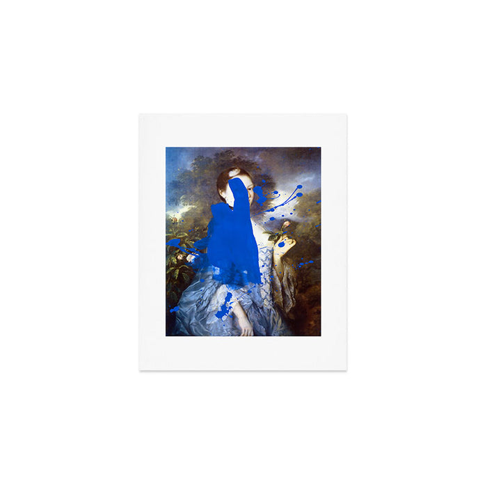 Blue Bomb Art Print Gallery Image 1