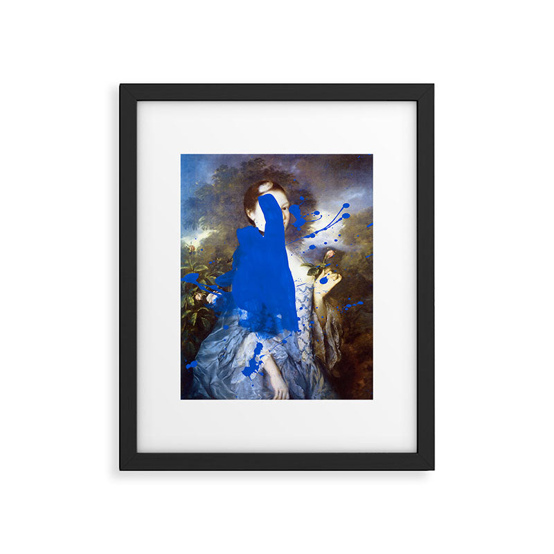 Blue Bomb Framed Art Print Gallery Image 5