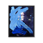Blue Explosion Framed Canvas Print Gallery Image 6