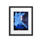 Blue Explosion Framed Art Print Gallery Image 5