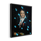 Brutalized Portrait of a Gentleman 1 Framed Canvas Print Gallery Image 2