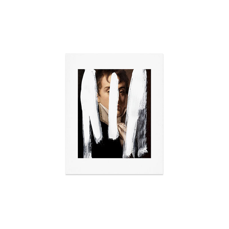 Brutalized Portrait of a Gentleman 2 Art Print Gallery Image 1