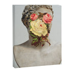 Bust With Flowers Canvas Print Gallery Image 6