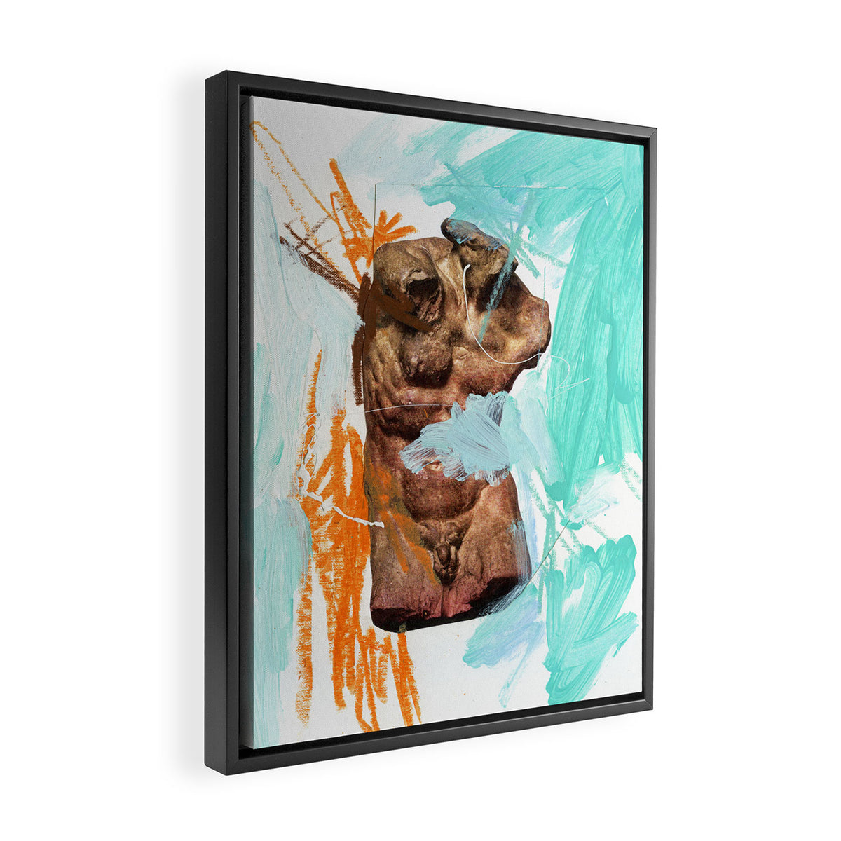 Composition 450 Framed Canvas Print Gallery Image 2